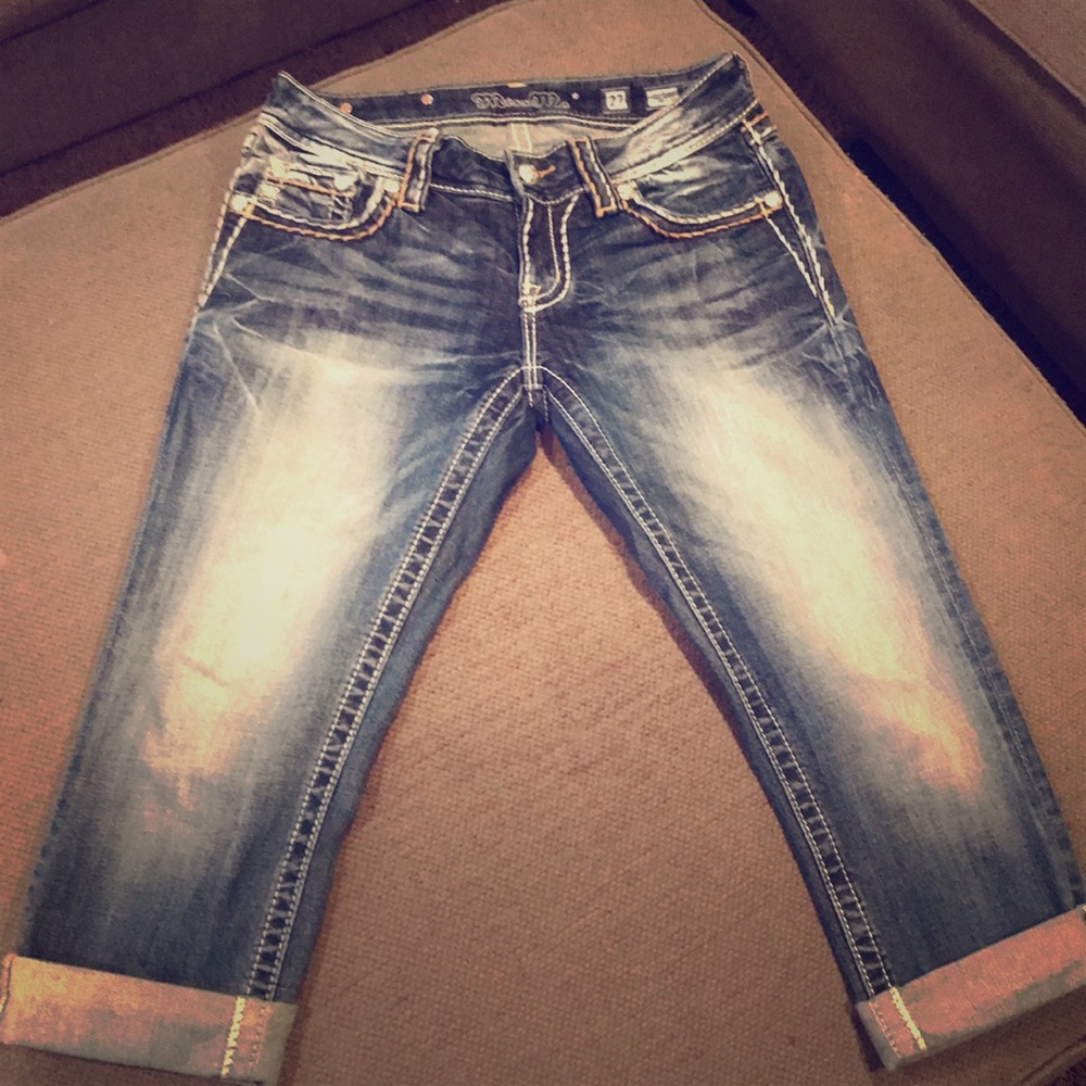 MissMe cuffed Capris